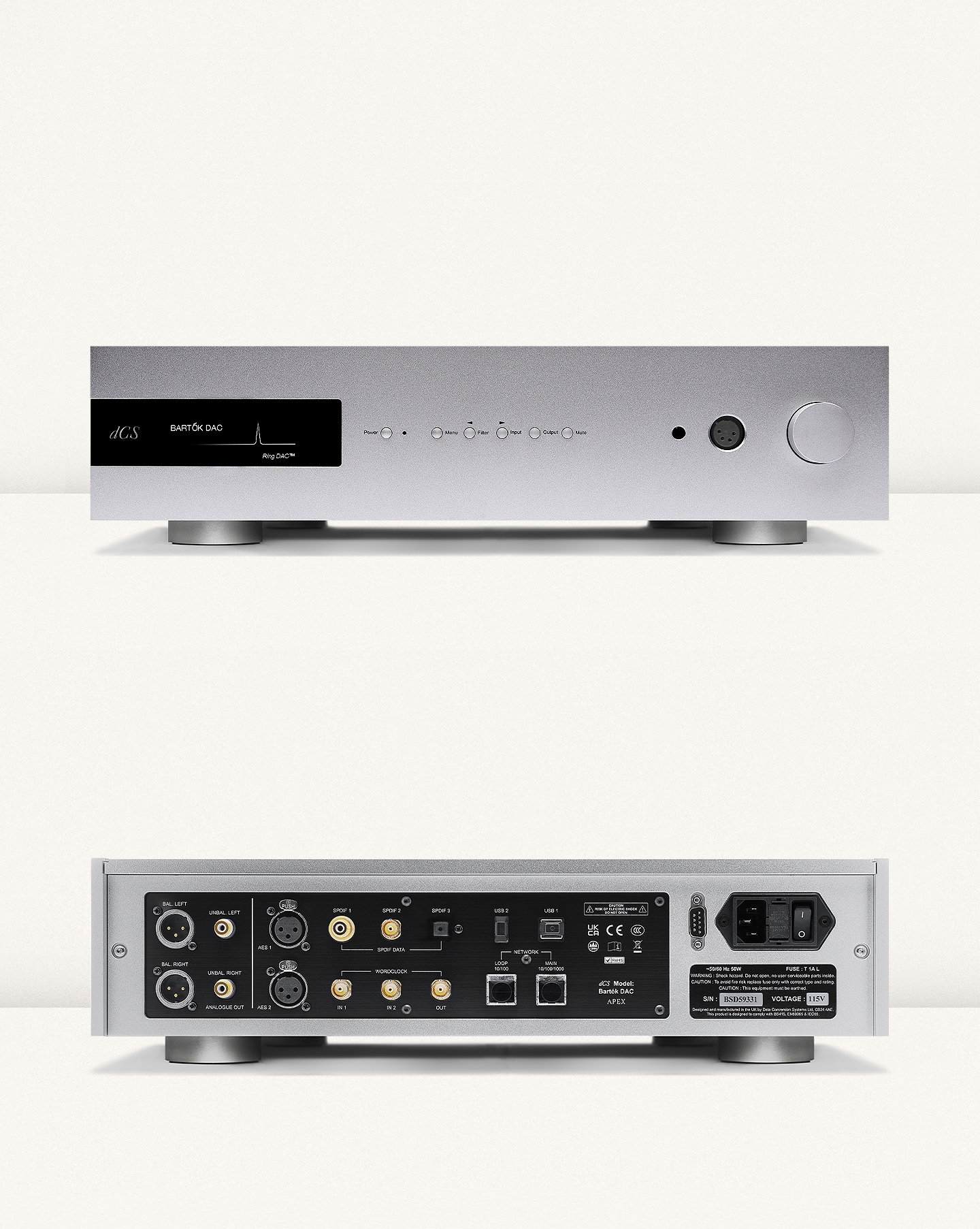 APEX DAC WITH 
HEADPHONE AMPLIFIER