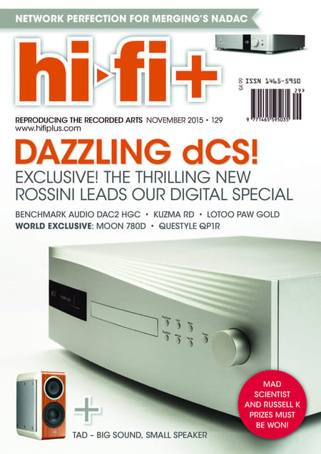 HiFi+ reviews the dCS Rossini Player and Clock