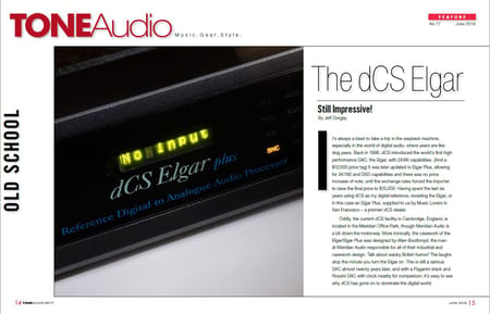 Still Impressive! Tone Audio reviews the dCS Elgar DAC