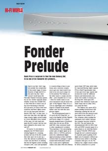 Fonder Prelude - dCS Debussy DAC
