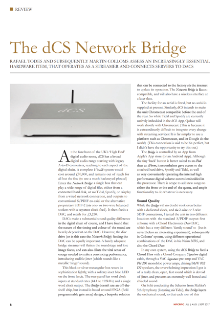 HiFi Critic reviews the dCS Network Bridge